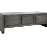 buffet bas metal industriel