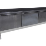 buffet bas metal industriel