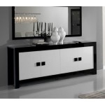 buffet bas noir et blanc