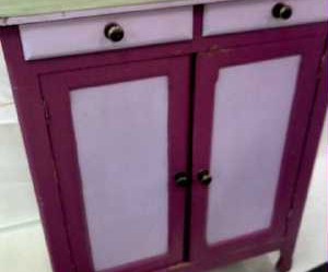 buffet bas violet