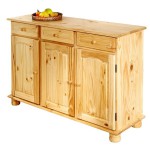 buffet de cuisine pin massif