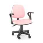 chaise de bureau rose