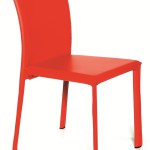 chaise de salle a manger rouge