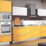 meuble de cuisine jaune