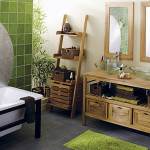 meuble salle de bain nature