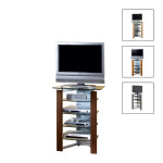 meuble tv haut verre