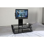 meuble tv haut verre