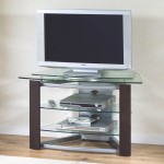 meuble tv haut verre