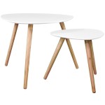 table basse wald blanche