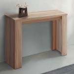 table console extensible bois