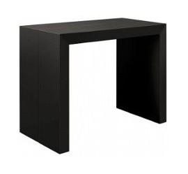 table console noir mat