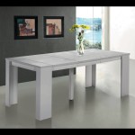 table console pied central