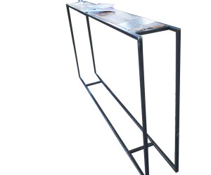 table console style industriel