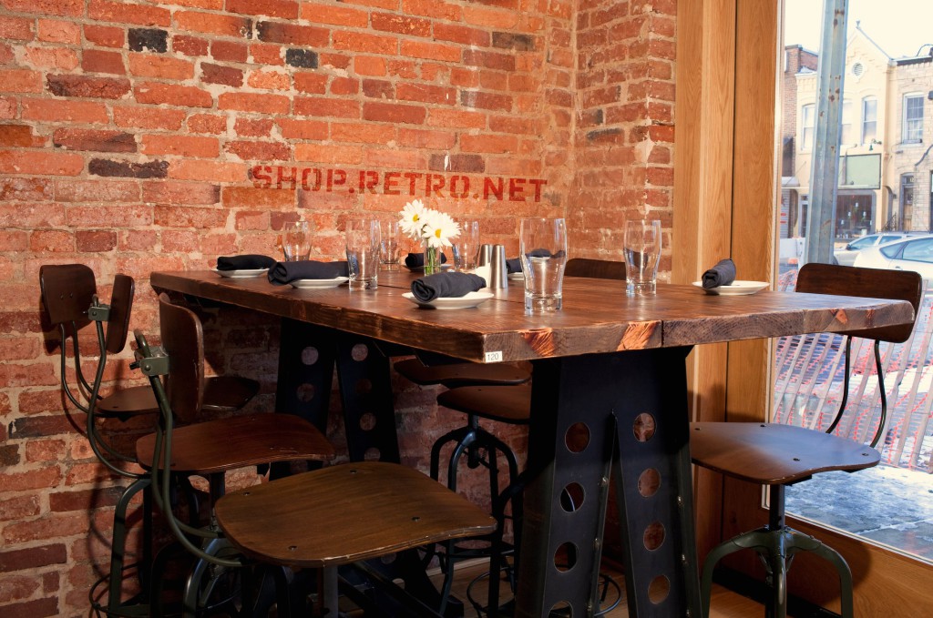 table de bar vintage