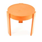 table de chevet orange