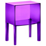 table de chevet violet