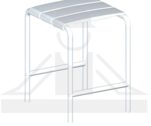 tabouret de douche delabie