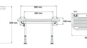 tabouret de douche extra large