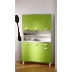 buffet de cuisine moderne 6 portes vert italian