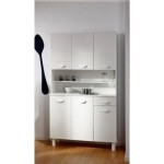 buffet de cuisine moderne 6 portes vert italian