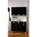 buffet de cuisine moderne 6 portes vert italian