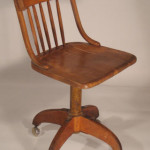 chaise de bureau en bois