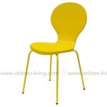 chaise de cuisine jaune