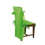 housse de chaise verte