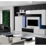 meuble tv haut de gamme noir