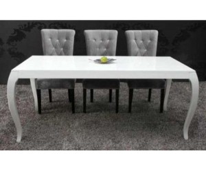 table a manger laque blanc