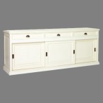 buffet bas portes coulissantes