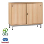 buffet bas portes coulissantes