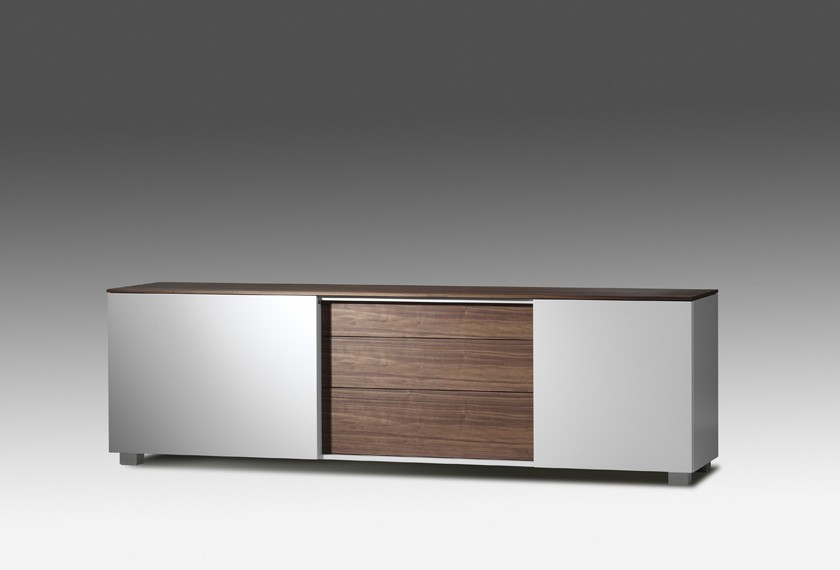 buffet bas portes coulissantes