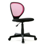 chaise de bureau fille rose