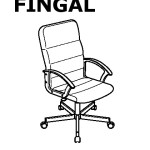 chaise de bureau ikea fingal