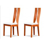 chaises de salle a manger merisier