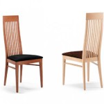 chaises de salle a manger merisier