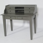 meuble de bureau gris