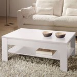 table basse blanche pas cher