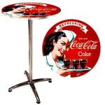 table de bar coca cola