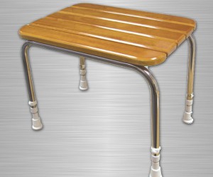 tabouret de douche inox