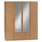armoire de chambre avec glace