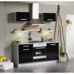 buffet de cuisine noir laque