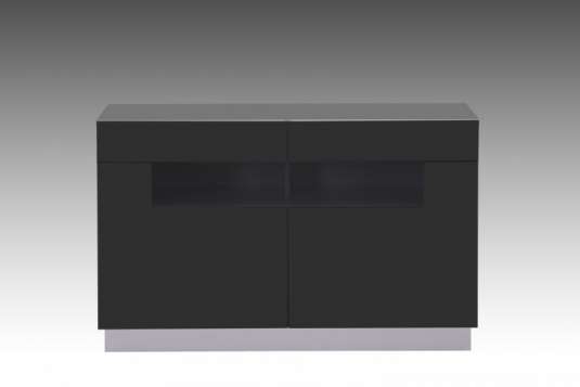 buffet de cuisine noir laque