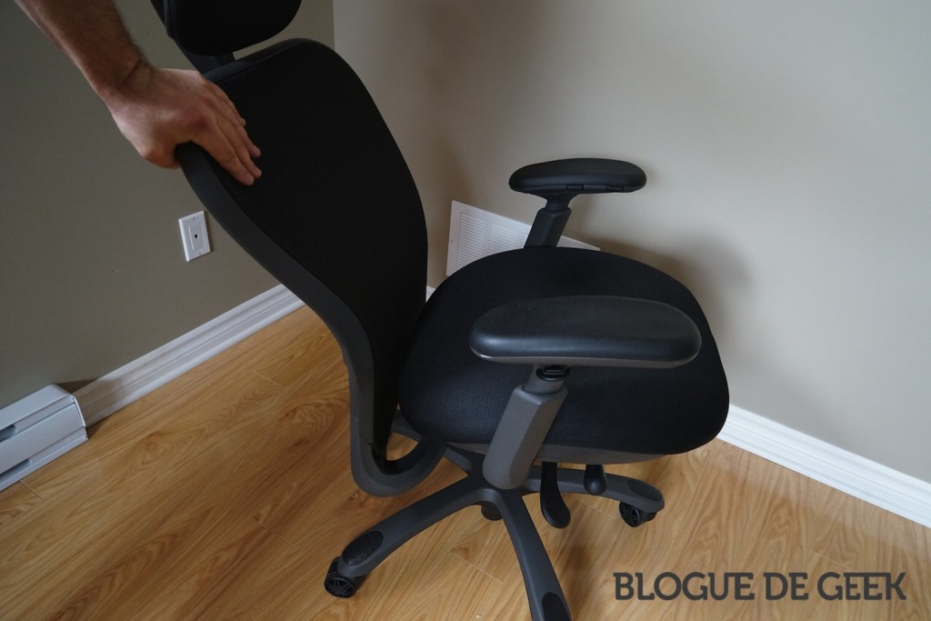 chaise de bureau descend toute seule
