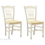 chaise de cuisine bleu