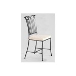 chaise de cuisine bleu