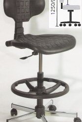 chaise et tabouret de bureau