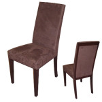 chaise salle a manger marron