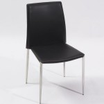 chaise salle a manger noire design